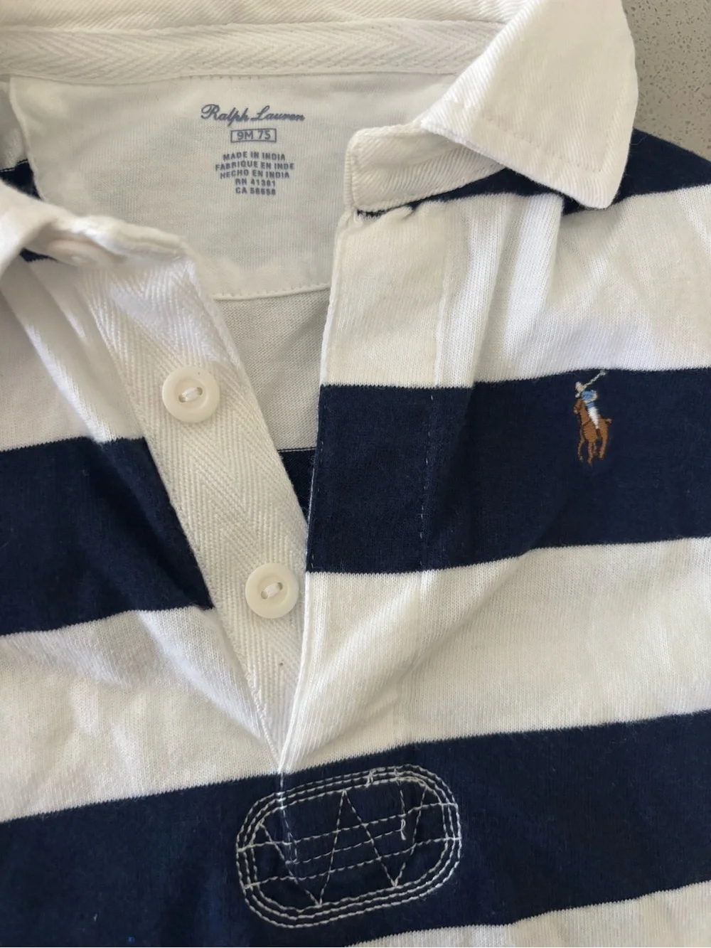 Baby Ralph Lauren Polo onesie